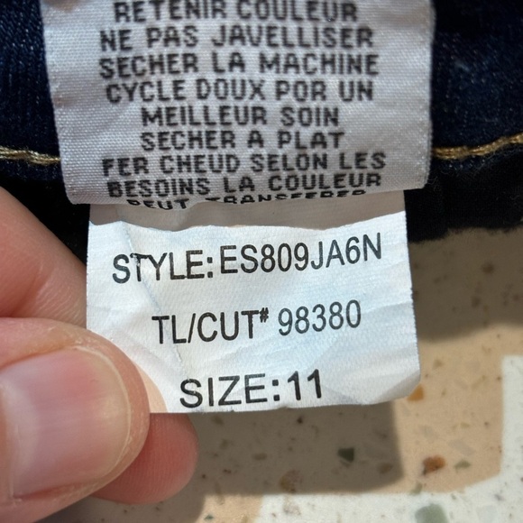 STS Blue Highwaist Size 11 Dark Denim Jean Shorts‎ - Picture 7 of 7